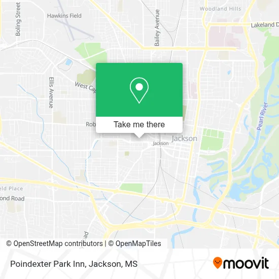 Poindexter Park Inn map