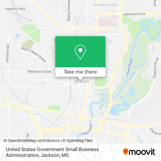 United States Government Small Business Administration map