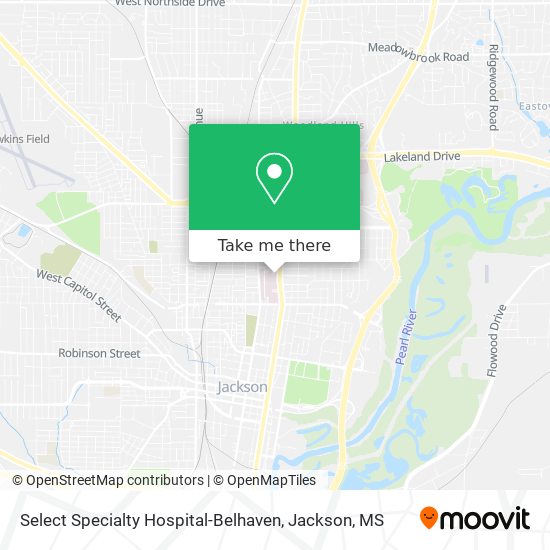 Select Specialty Hospital-Belhaven map