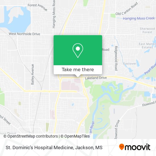 Mapa de St. Dominic's Hospital Medicine
