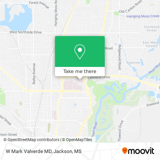 W Mark Valverde MD map