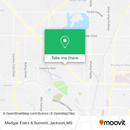 Medgar Evers & Summit map