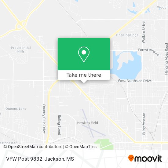 Mapa de VFW Post 9832