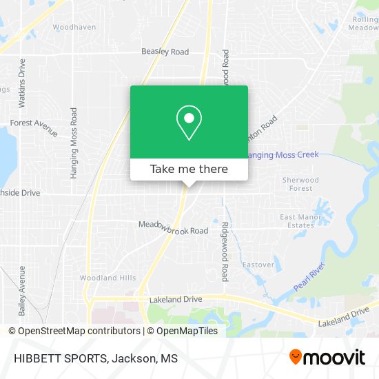 HIBBETT SPORTS map