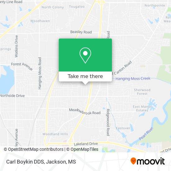 Carl Boykin DDS map