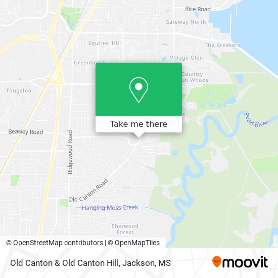 Old Canton & Old Canton Hill map