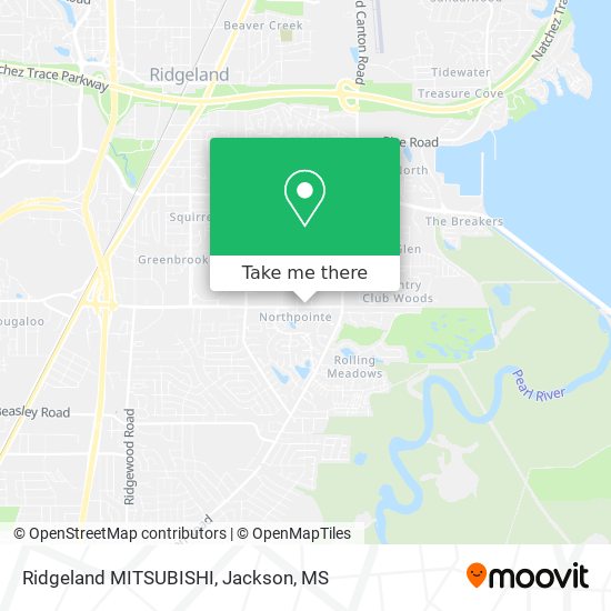 Ridgeland MITSUBISHI map