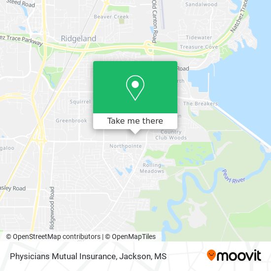 Physicians Mutual Insurance map