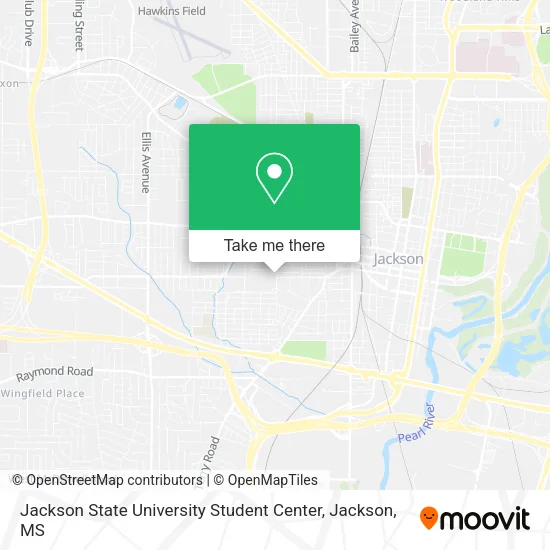 Jackson State University Student Center map
