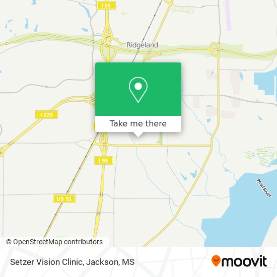 Setzer Vision Clinic map