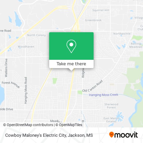 Mapa de Cowboy Maloney's Electric City