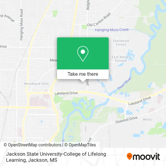 Jackson State University-College of Lifelong Learning map