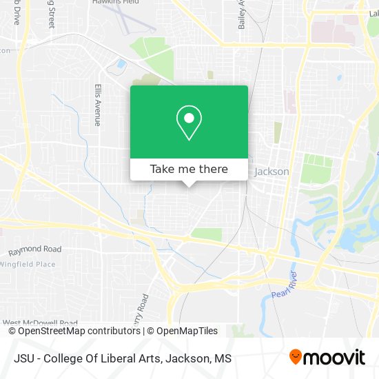 Mapa de JSU - College Of Liberal Arts