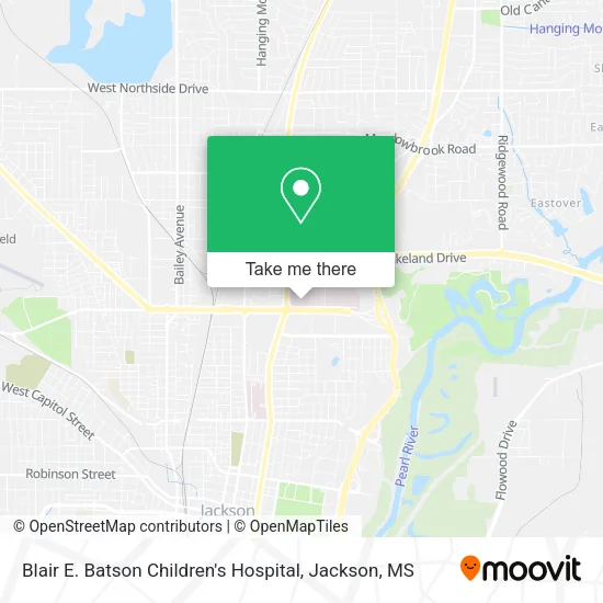 Blair E. Batson Children's Hospital map