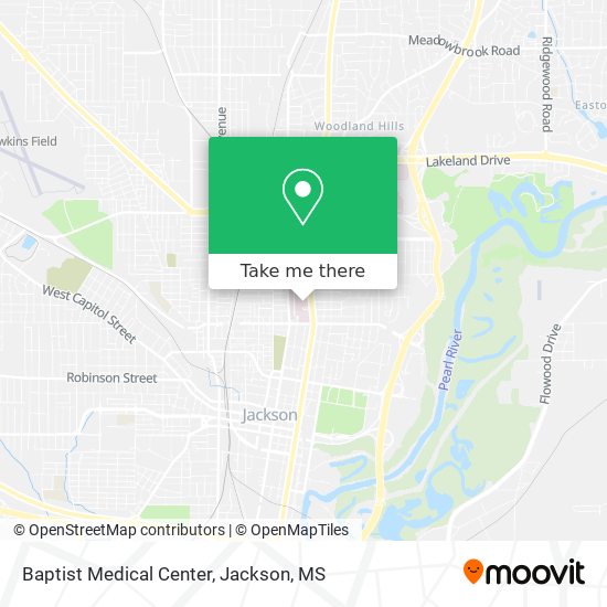 Baptist Medical Center map