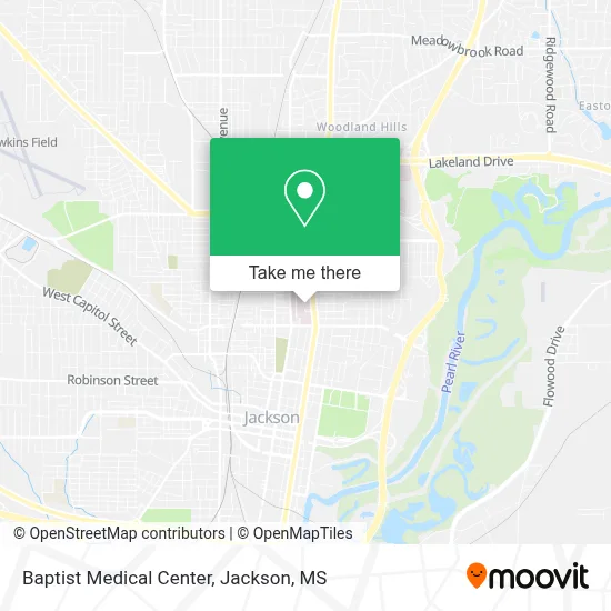 Baptist Medical Center map