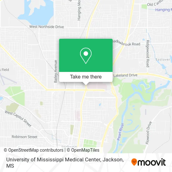 University of Mississippi Medical Center map