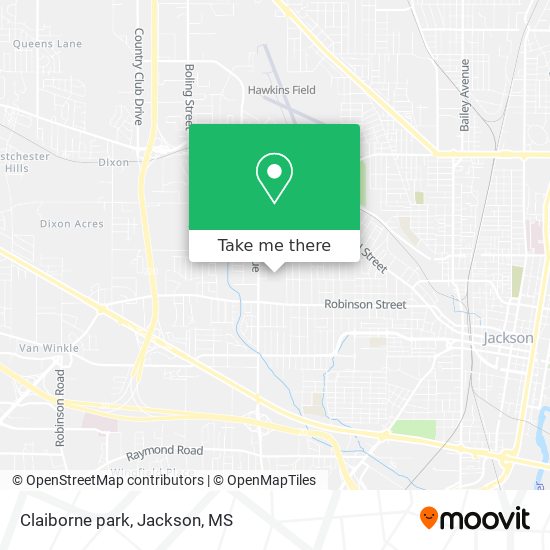 Mapa de Claiborne park