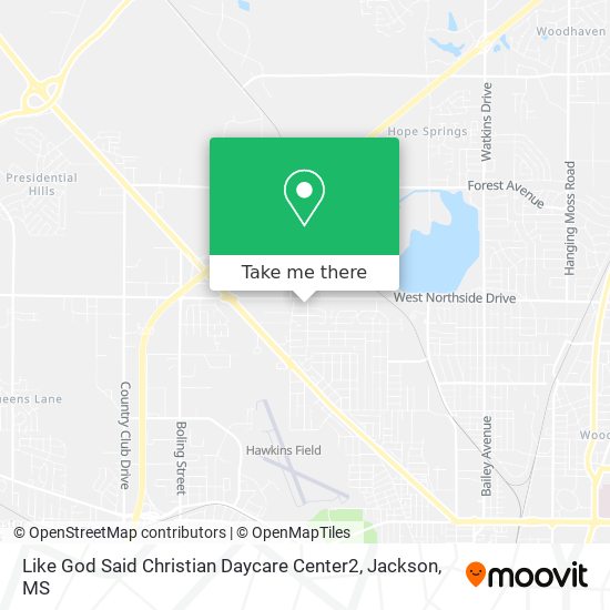 Mapa de Like God Said Christian Daycare Center2