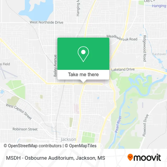 MSDH - Osbourne Auditorium map