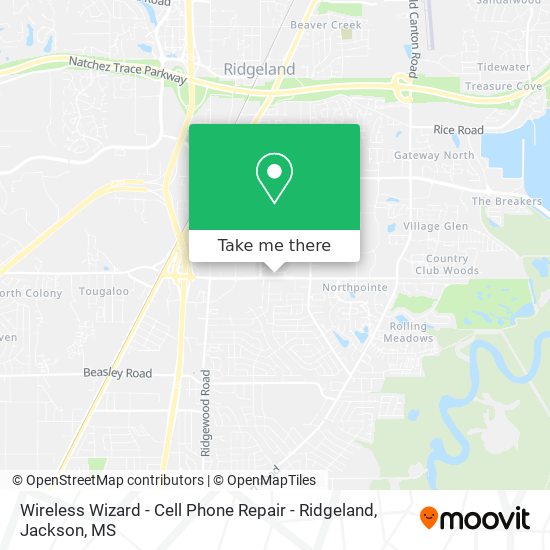 Mapa de Wireless Wizard - Cell Phone Repair - Ridgeland