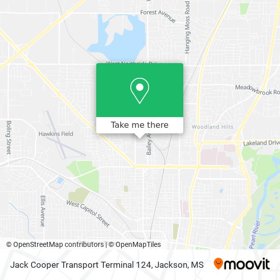 Mapa de Jack Cooper Transport Terminal 124