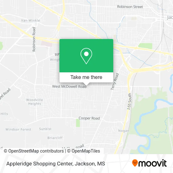 Appleridge Shopping Center map