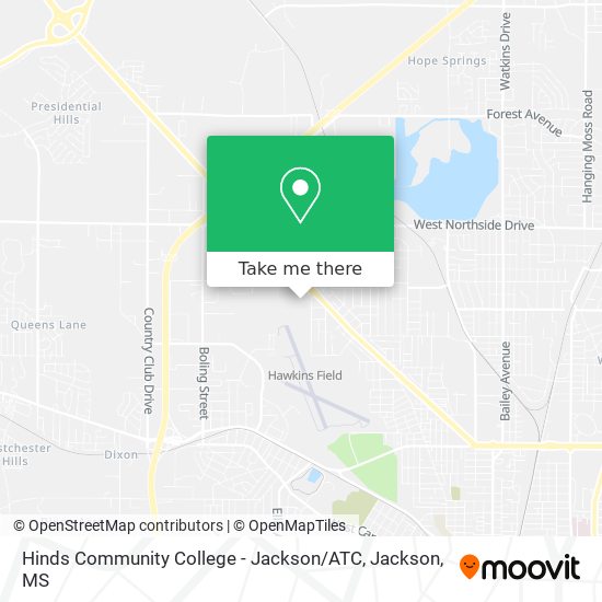 Hinds Community College - Jackson / ATC map