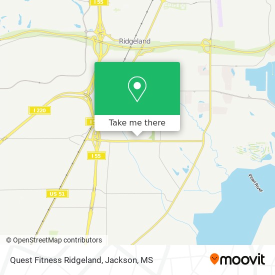 Mapa de Quest Fitness Ridgeland