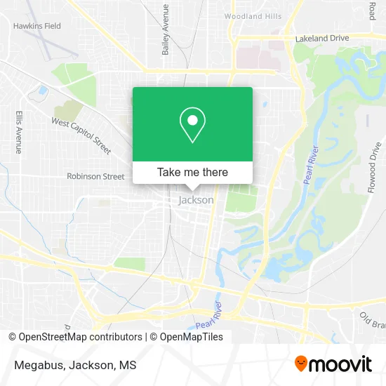 Megabus map