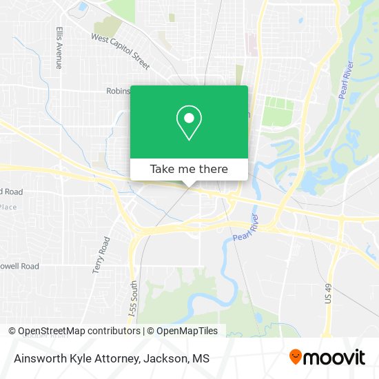 Ainsworth Kyle Attorney map