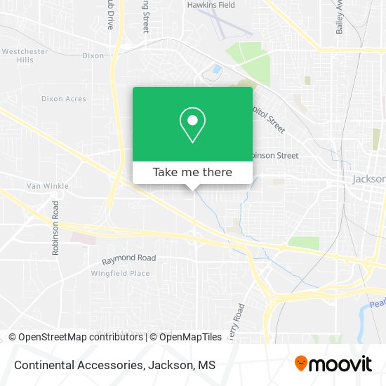 Mapa de Continental Accessories