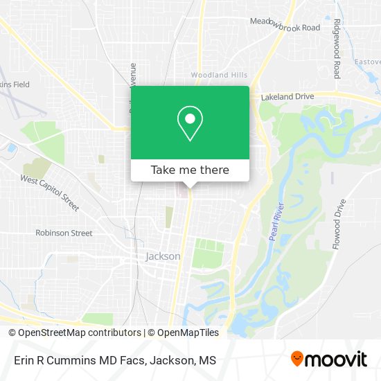 Mapa de Erin R Cummins MD Facs