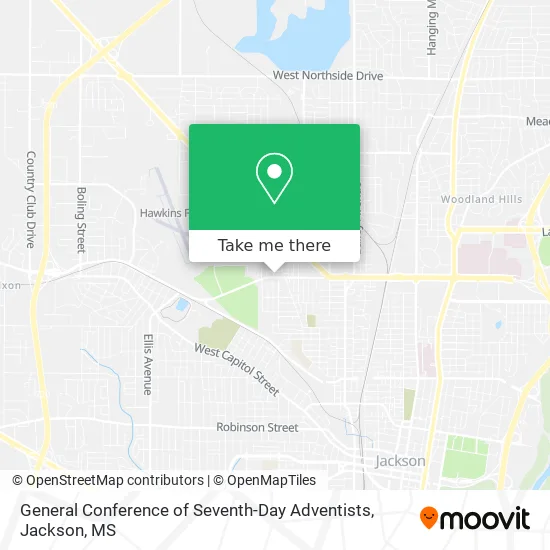 General Conference of Seventh-Day Adventists map