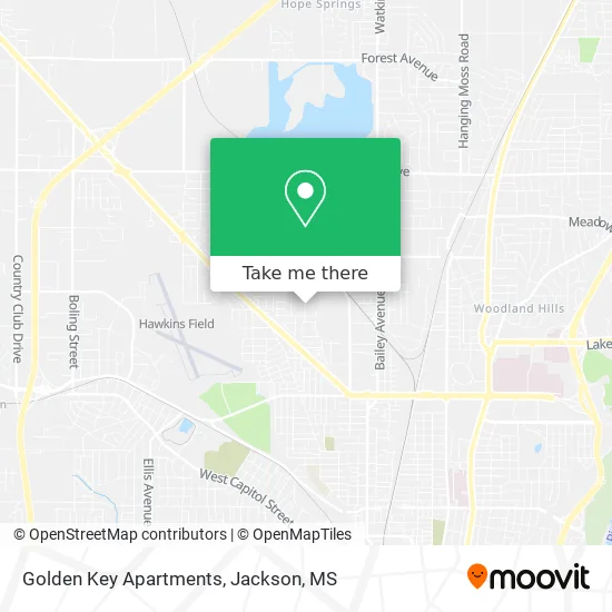 Golden Key Apartments map
