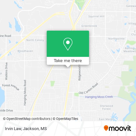 Mapa de Irvin Law