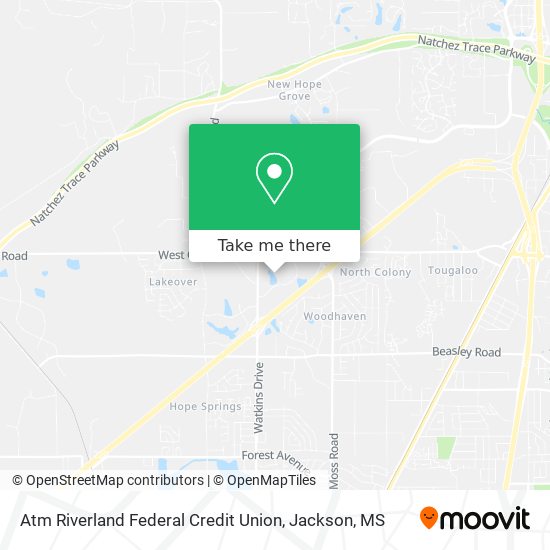 Mapa de Atm Riverland Federal Credit Union