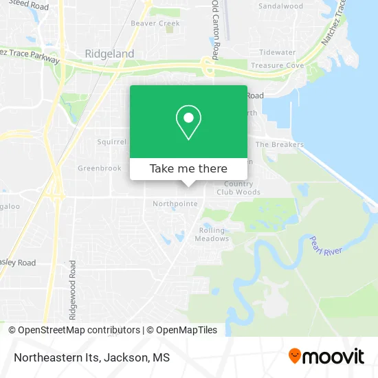 Northeastern Its map