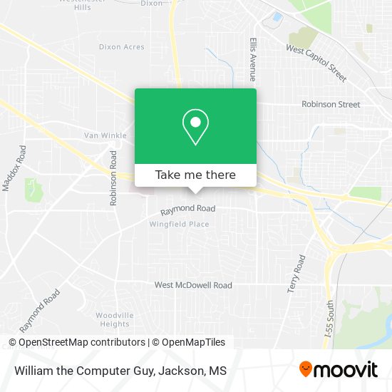 William the Computer Guy map