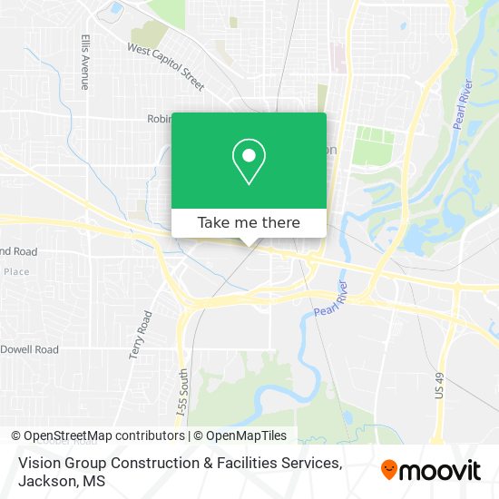 Mapa de Vision Group Construction & Facilities Services