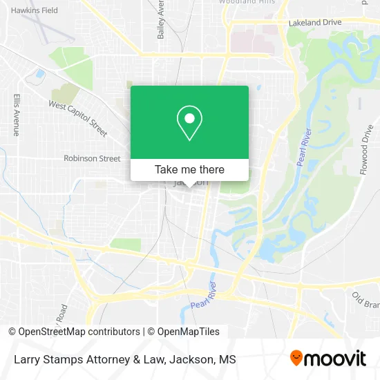 Larry Stamps Attorney & Law map