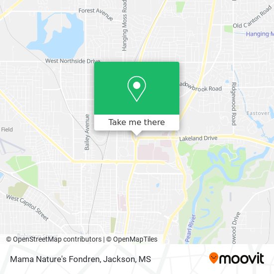 Mapa de Mama Nature's Fondren