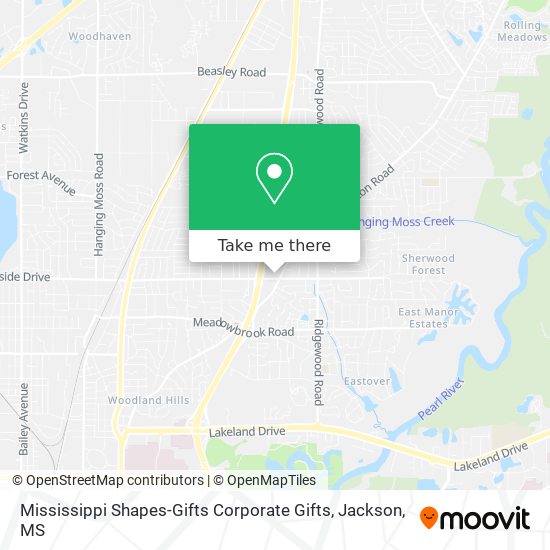 Mapa de Mississippi Shapes-Gifts Corporate Gifts