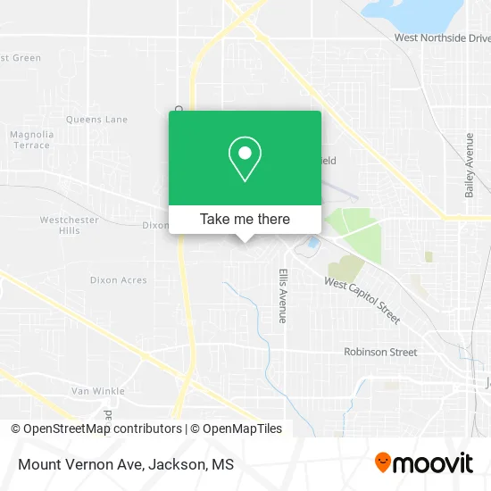 Mount Vernon Ave map