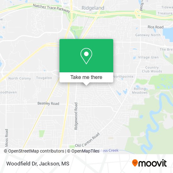 Woodfield Dr map