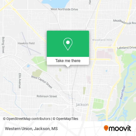 Western Union map