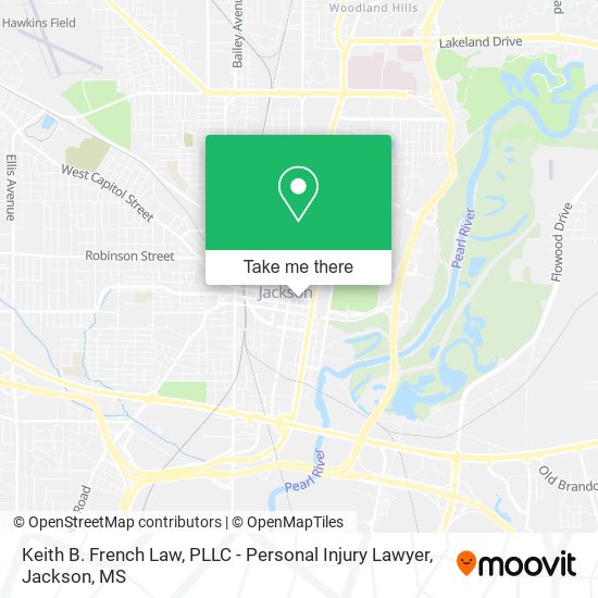 Mapa de Keith B. French Law, PLLC - Personal Injury Lawyer