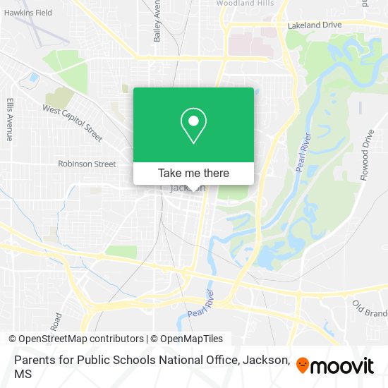 Parents for Public Schools National Office map