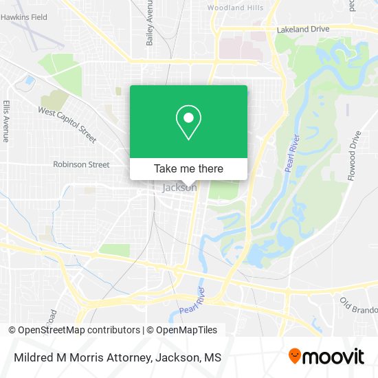 Mildred M Morris Attorney map