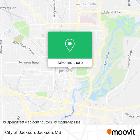 City of Jackson map